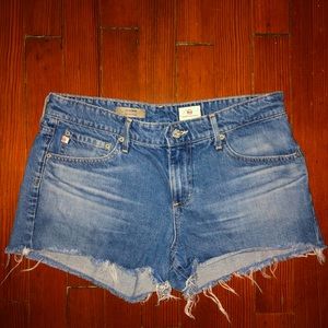 AG Distressed Denim short